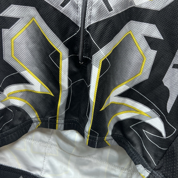 Cannondale Cycling Jersey Men’s Medium Black Yellow Graphic Chrono Race Fit USA - Picture 7 of 11